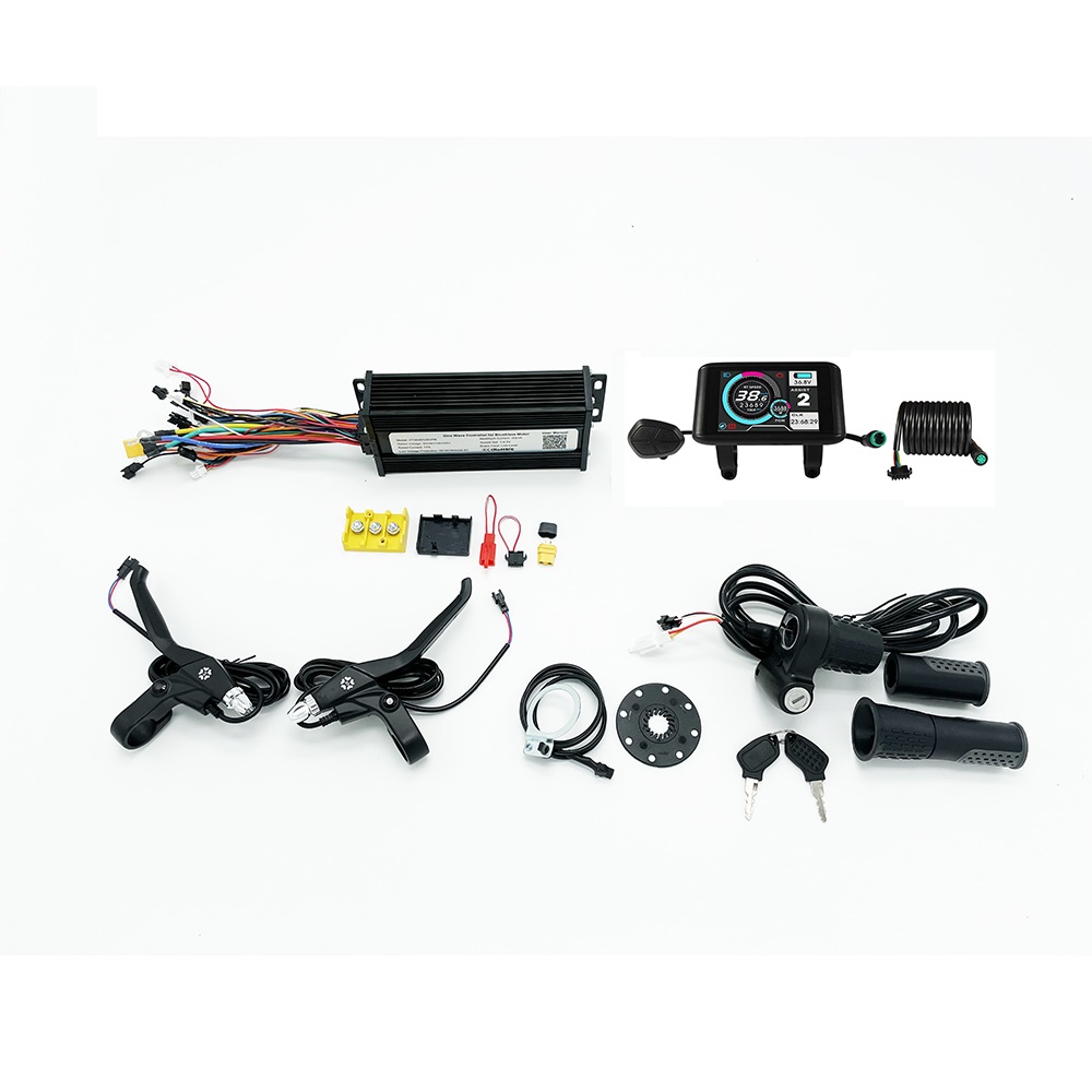 36V-52V 1000W-1500W 35A eBike Complete Control System