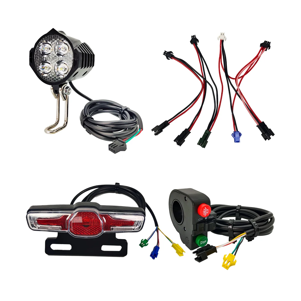Front Light Set EBKE 21-05 E-bike Electric Bicycle Frontlight Rearlight Turn Signal ...
