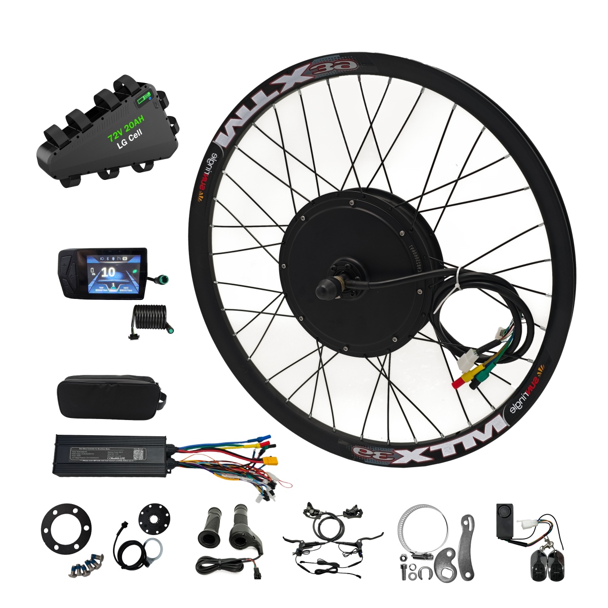 Ebike Conversion Kit 48V 52V 60V 72V 3000W 20